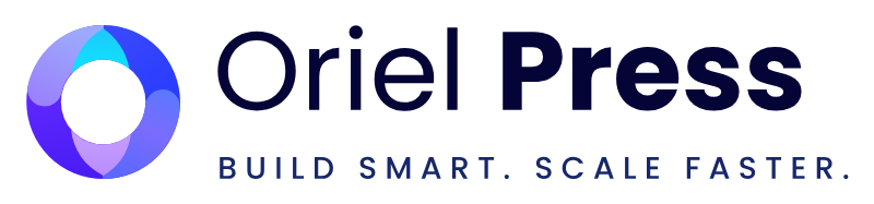 Oriel Press logo with tagline
