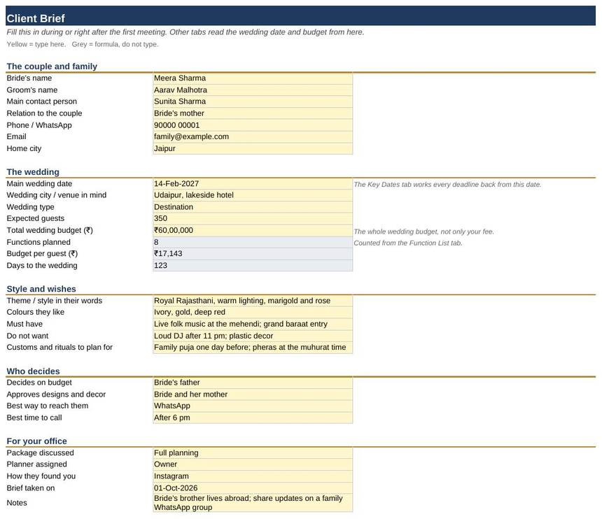 02 Client Onboarding — Client Brief
